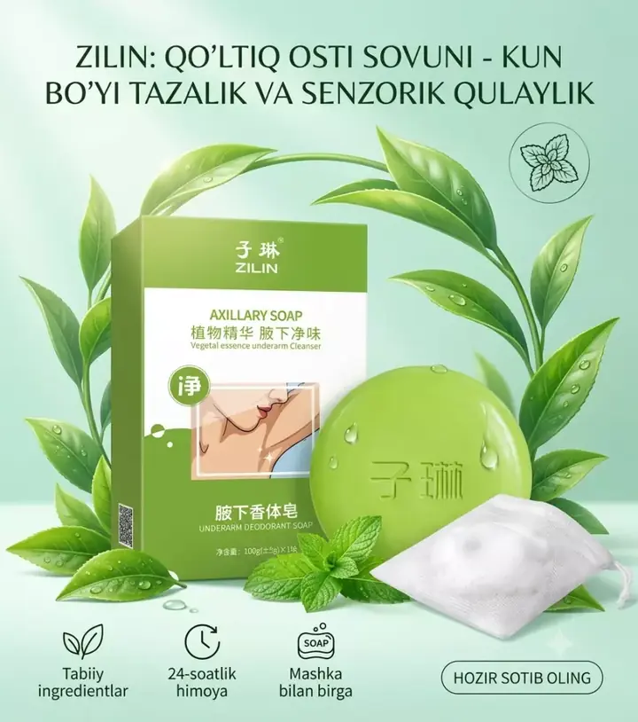 100 g li sovun bo‘lagi