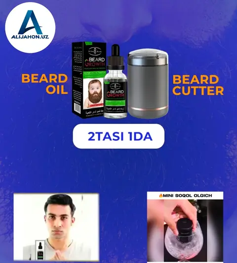 Soqol to‘plami Beard Cutter: moy va mini soqol olish apparati