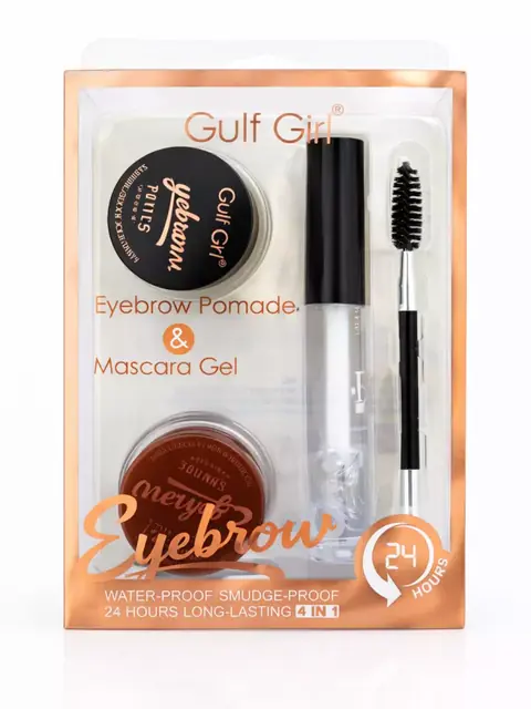 Qosh uchun to‘plam Gulf Girl: pomada va shaffof gel
