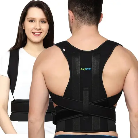 Umurtqa tuzatuvchi Posture Support kamari, kiyim ostida sezilmaydi