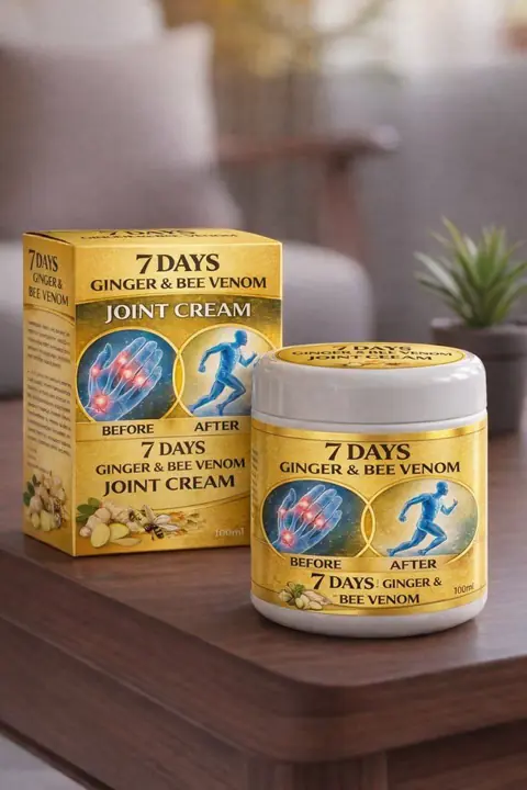 Bo‘g‘imlar uchun krem 7 DAYS Ginger & Bee Venom, 100 ml