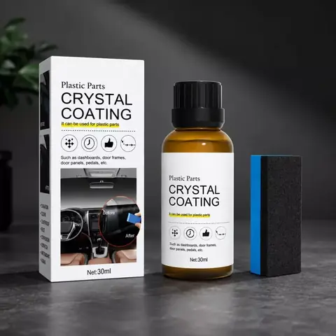 Crystal Coating — avto plastik uchun qora va yaltiroq qoplama