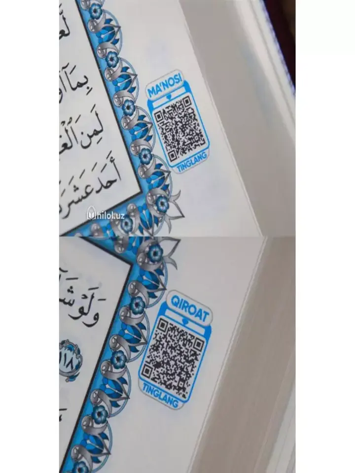 QR kod — audio yozuvlarga kirish