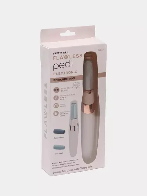 Flawless Pedi elektr tovon parvarishlash moslamasi