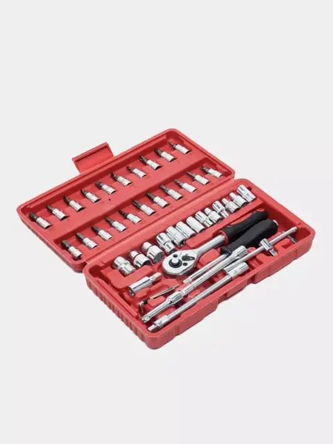 46 qismli asboblar to‘plami, Vintage T9 trimmer va quyoshdan himoyalovchi ko‘zaynak