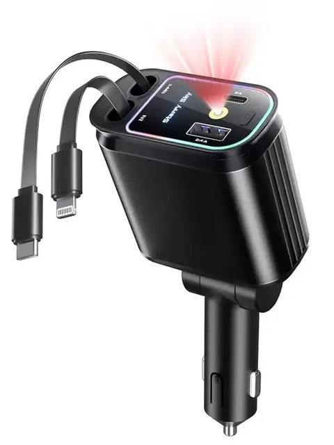Starlight 4-in-1 Avtomobil Zaryadlovchi Qurilmasi