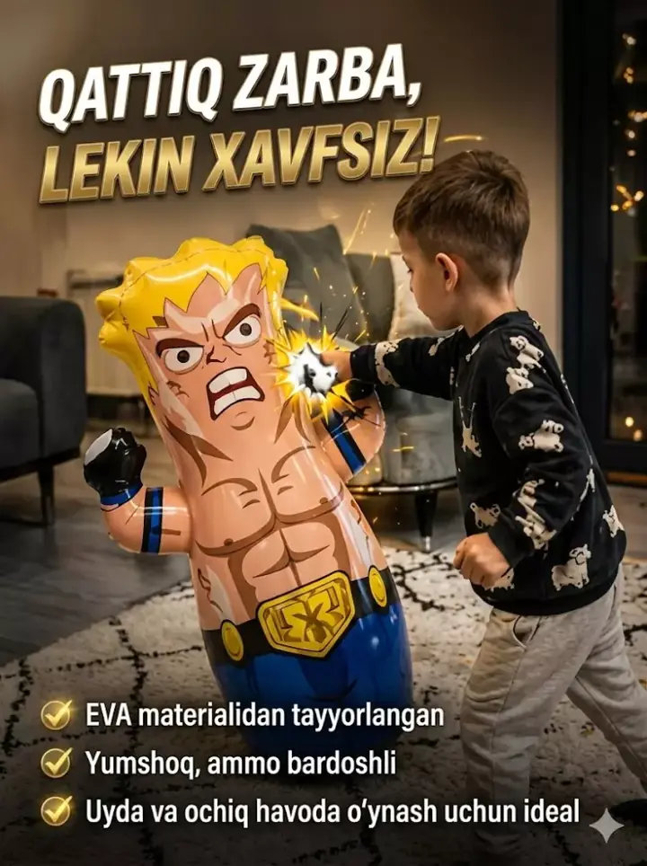 Zarbadan keyin o‘z holatiga qaytuvchi grusha