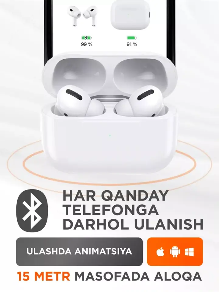 Quloqchinni iPhone bilan Bluetooth orqali ulash