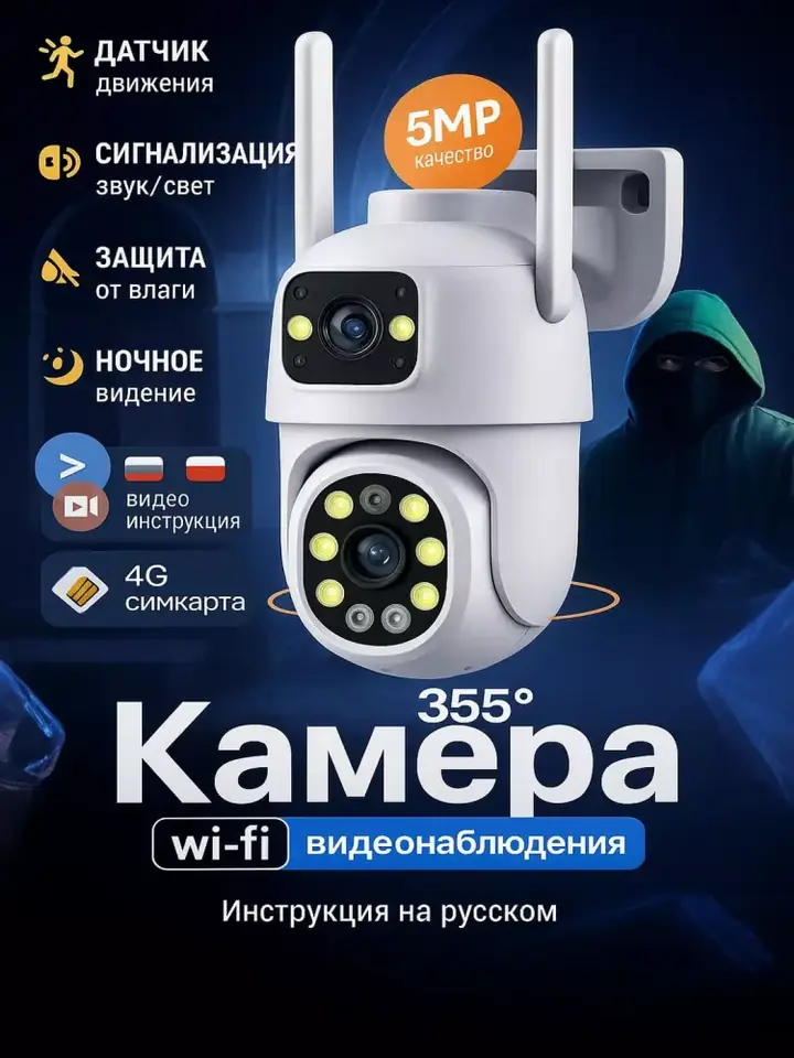 Kameraning harakat sensori va kuzatuv funksiyasi