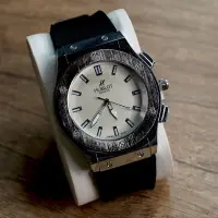 Hublot erkaklar qo‘l soati, kumushrang korpusli — rasm 2