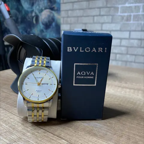 Kalbor qo‘l soati va Bulgari Aqua atiri to‘plami