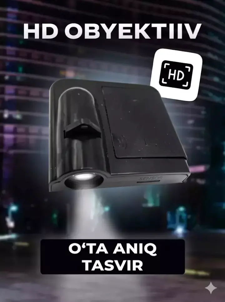 Eshik ochilganda yonadigan sensorli chiroq