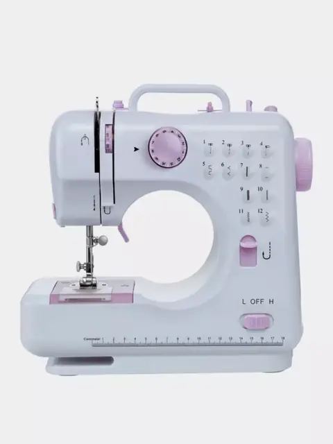 FHSM-505 mini tikuv mashinasi, 12 xil chok turi bilan