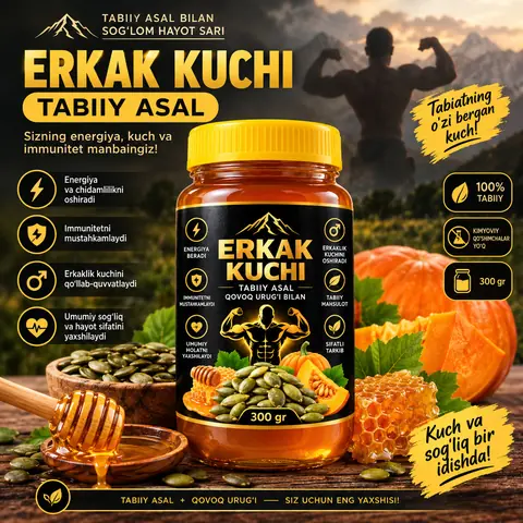 Erkak Kuchi erkaklar uchun maxsus vosita