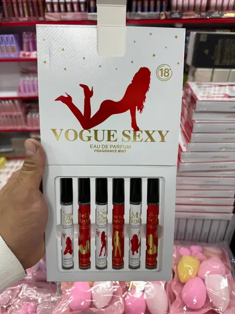 Parfyum nabori VOGUE SEXY — 6 xil mini-parfyum