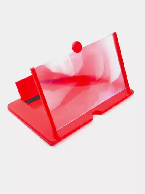 Telefon uchun 3D ekran kattalashtiruvchi stend lupa, 12 dyuym