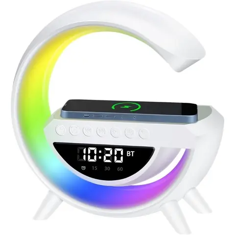 Simsiz zaryadlovchi va budilnik funksiyali smart LED chiroq
