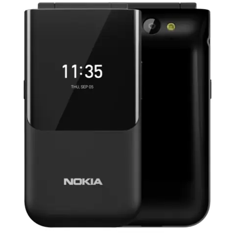 Nokia 2720 — 2 SIM kartali ixcham telefon, 4 MP kamera