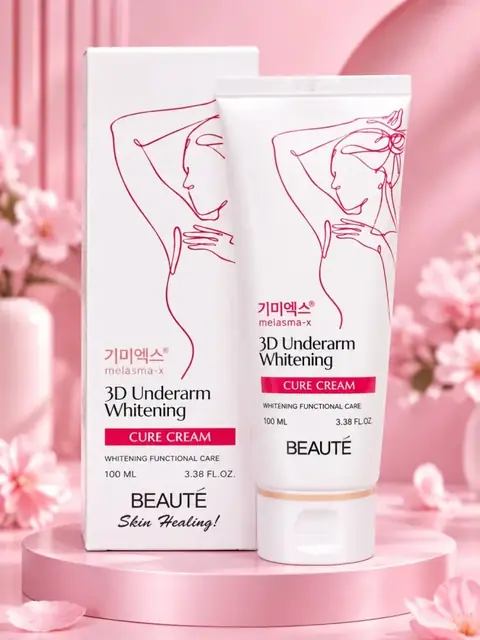 3D Underarm Whitening Cure Cream – Oqartiruvchi va parvarishlovchi krem (100 ml)