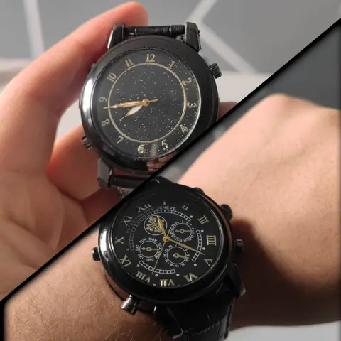 Double Sife Watch erkaklar uchun ikki tomonli qo‘l soati