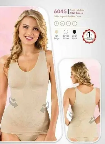 Ayollar uchun ozdiruvchi mayka Athlete Corset — sezilmaydi