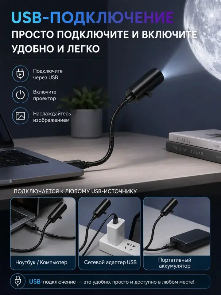 Proyektorni turli burchaklarda sozlash imkoniyati