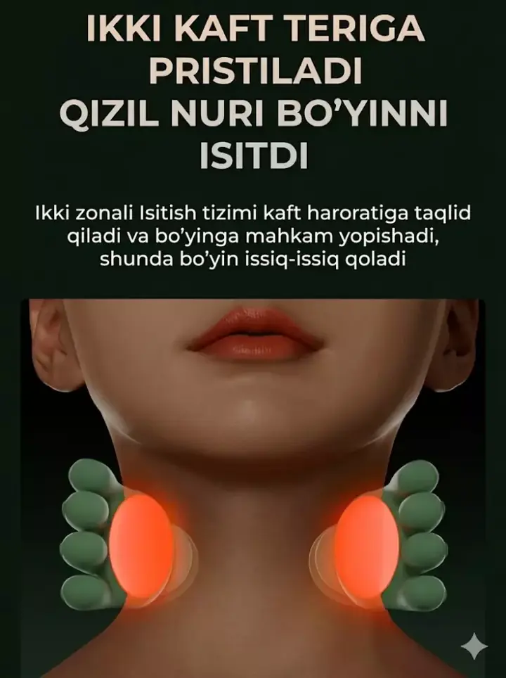 Elektr massajor 40–45°C isitish va sun’iy qo‘l texnologiyasi bilan — rasm 5