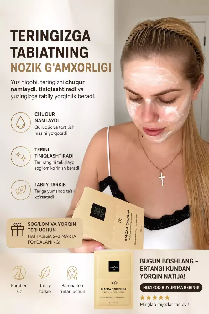 Ochilgan niqob qutisi yonidan