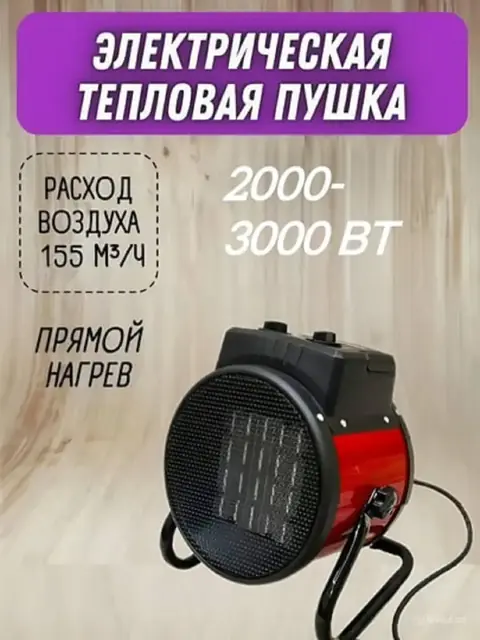 Elektr issiqlik ventilyatori, metall korpusli isitgich