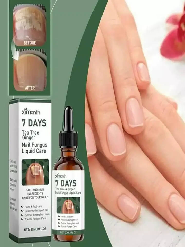 Pipetka yordamida tirnoqqa surtilayotgan serum