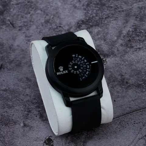 Qo‘l soati Rolex, qora rang va zamonaviy dizayn