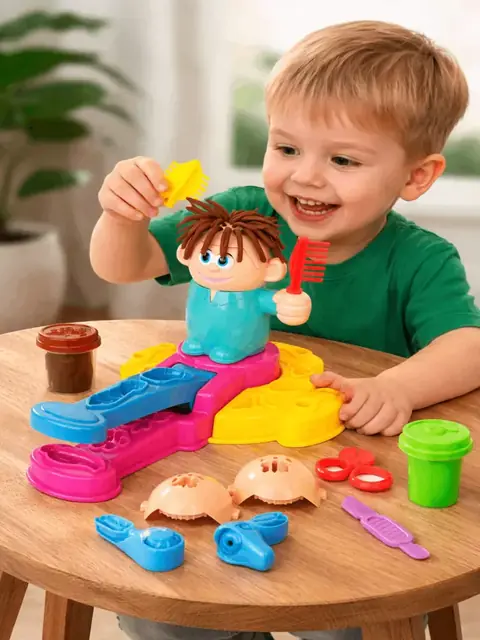 Play-Doh Sartarosh plastilinli o‘yin to‘plami, 3 yoshdan