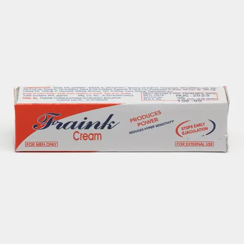 Fraink erkaklar mazi — intim yaqinlik uchun, ta’siri 30–45 daqiqagacha