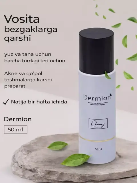 Dermion yuz losoni: husnbuzar va qora nuqtalarga qarshi