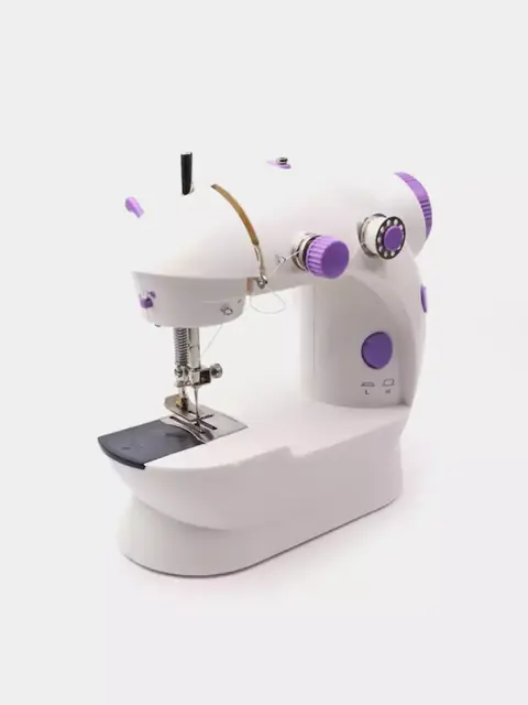Mini tikuv mashinasi SM-202 pedal boshqaruvi bilan