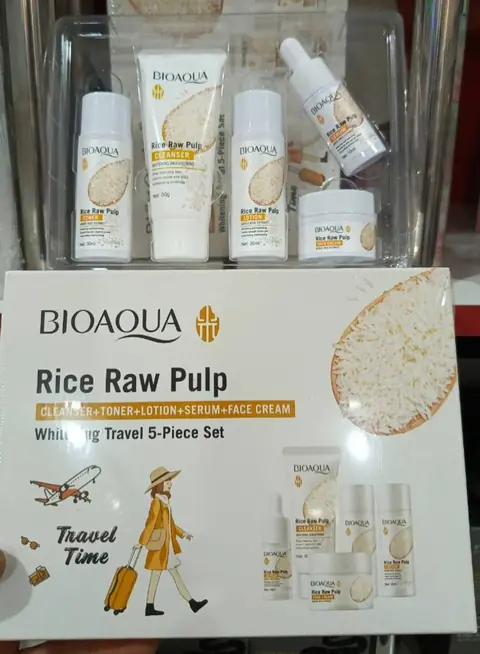 Guruchli mini nabor BIOAQUA — oqartiruvchi parvarish