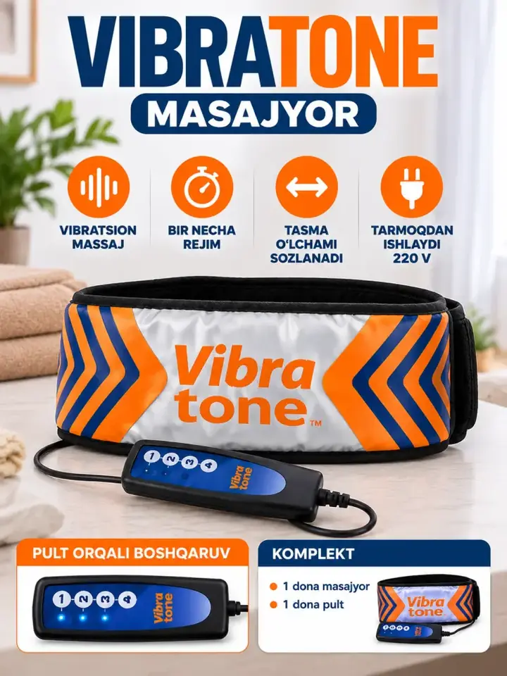Vibratone massajyor komplekti