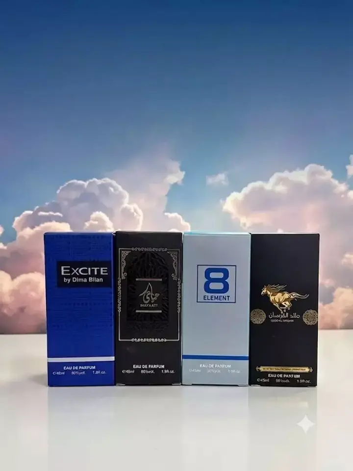 Excite, Hayaati, 8 Element va Qaed Al Fursan atirlari