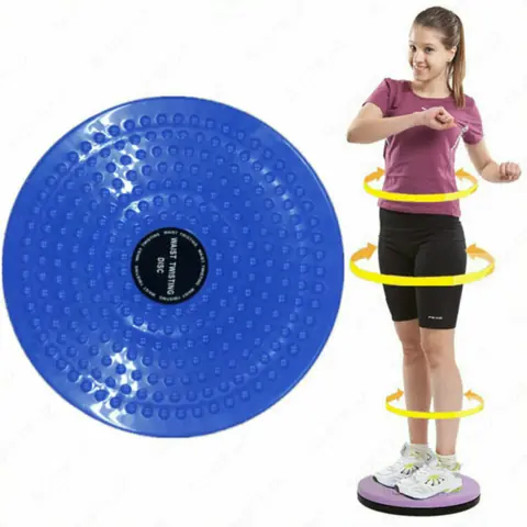 Ozdiruvchi fitness disk: bel va oyoqlar uchun mashq vositasi